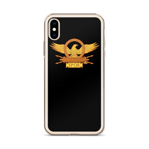 Roman Eagle Black iPhone Case