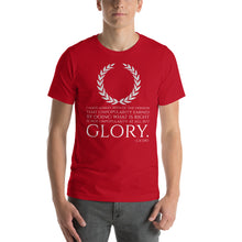 Load image into Gallery viewer, Marcus Tullius Cicero Quote On Unpopularity And Glory - Ancient Rome Short-Sleeve Unisex T-Shirt
