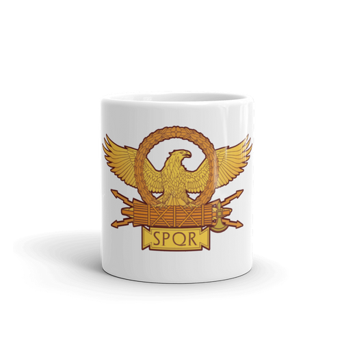 SPQR Rome legionary eagle mug