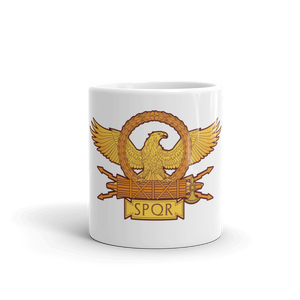 SPQR Rome legionary eagle mug