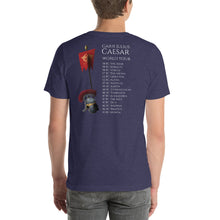 Load image into Gallery viewer, Gaius Julius Caesar World Tour - Ancient Rome Short-Sleeve Double Sided Print Unisex T-Shirt