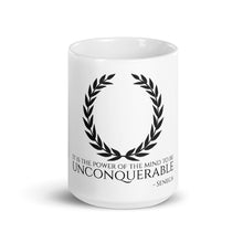 Load image into Gallery viewer, It Is The Power Of The Mind To Be Unconquerable - Seneca - Motivational Stoic Philosophy Mug