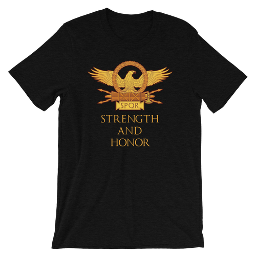 Strength and honor SPQR Rome shirt