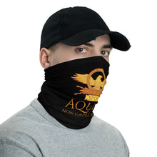 Load image into Gallery viewer, Aquila Non Capit Muscas - The Eagle Does Not Catch Flies - Roman Eagle Anti Barbarian Neck Gaiter