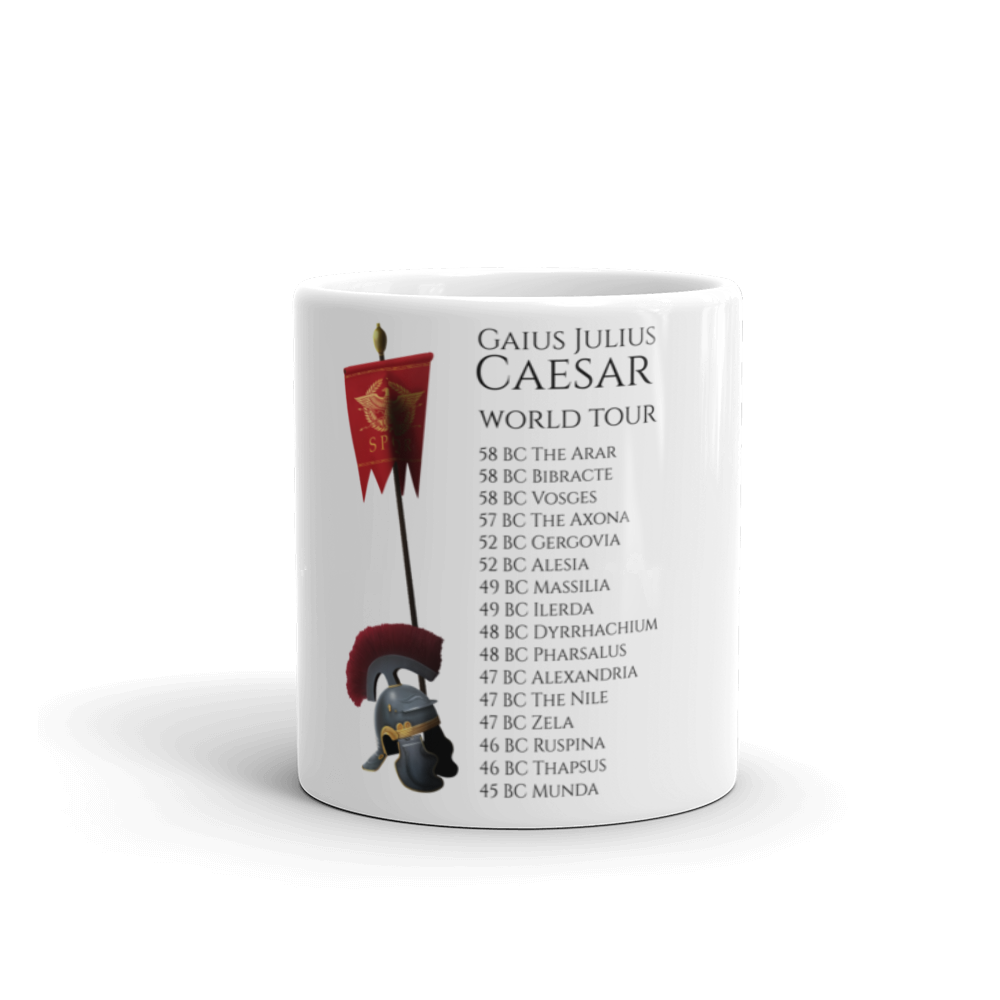 Gaius Julius Caesar Ancient Roman history mug