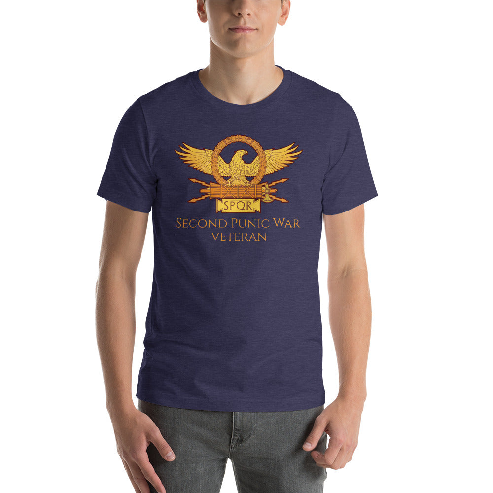 Second Punic War Veteran SPQR Roman Eagle Short-Sleeve Unisex T-Shirt