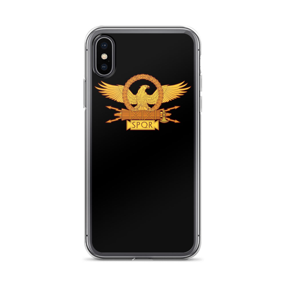 Roman Eagle Black iPhone Case