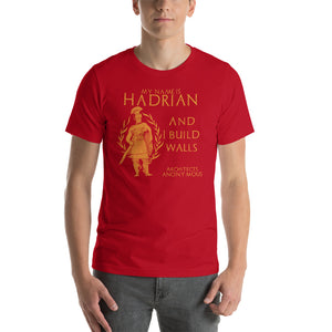 Roman Emperor Hadrian Architects Anonymous Short-Sleeve Unisex T-Shirt