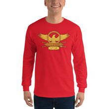 Load image into Gallery viewer, SPQR Roman Legionary Eagle Men’s Long Sleeve Shirt