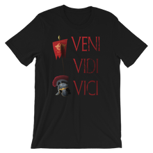 Load image into Gallery viewer, Veni Vidi Vici Gaius Julius Caesar Latin quote shirt