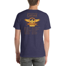 Load image into Gallery viewer, Gaius Julius Caesar World Tour - Ancient Rome Double Sided Print Short-Sleeve Unisex T-Shirt