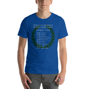Scipio Africanus World Tour Hannibalic War Short-Sleeve Unisex T-Shirt