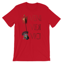 Load image into Gallery viewer, Veni Vidi Vici Gaius Julius Caesar Latin Quote Short-Sleeve Unisex T-Shirt