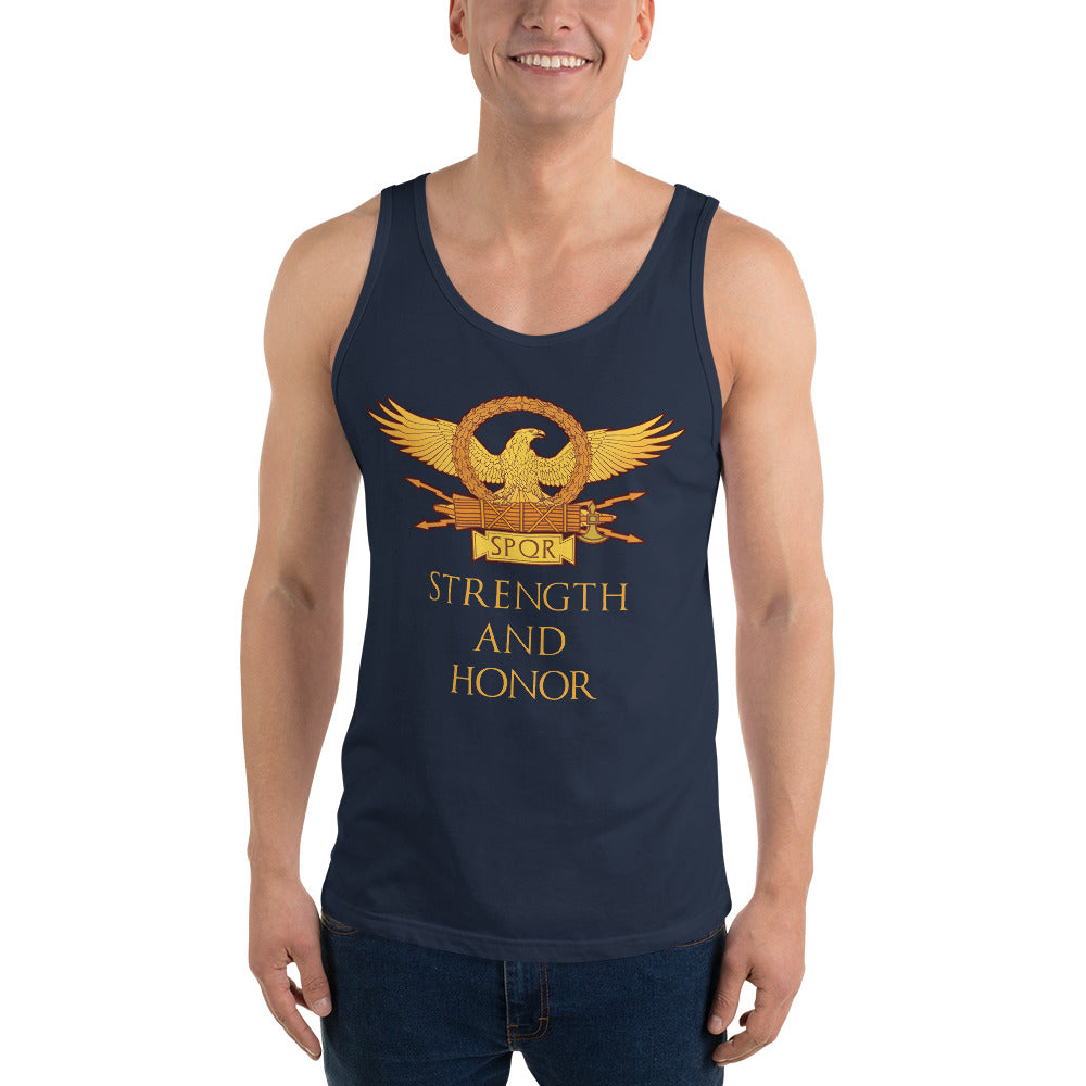 Strength And Honor - Roman Eagle Unisex Tank Top