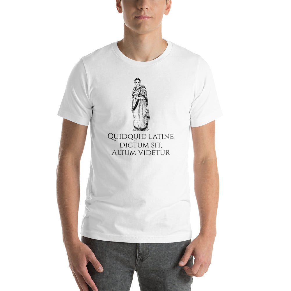 Funny Latin quote shirt