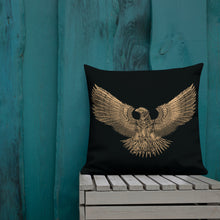 Load image into Gallery viewer, Steampunk Roman Eagle SPQR Premium Pillow