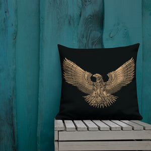 Steampunk Roman Eagle SPQR Premium Pillow