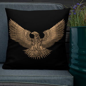Steampunk Roman Eagle SPQR Premium Pillow