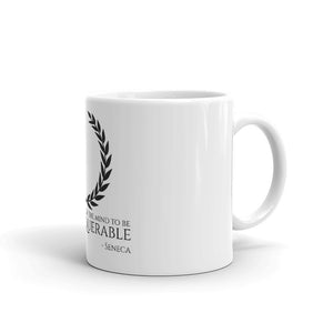 It Is The Power Of The Mind To Be Unconquerable - Seneca - Motivational Stoic Philosophy Mug