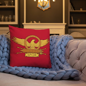 SPQR Roman Eagle Premium Pillow