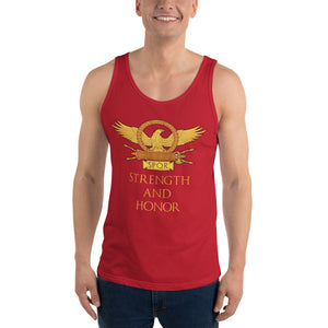 Strength And Honor - Roman Eagle Unisex Tank Top