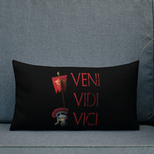 Load image into Gallery viewer, Gaius Julius Caesar Veni Vidi Vici Premium Pillow