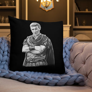 Gaius Julius Caesar Roman throw pillow
