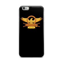 Load image into Gallery viewer, Roman Eagle Black iPhone Case