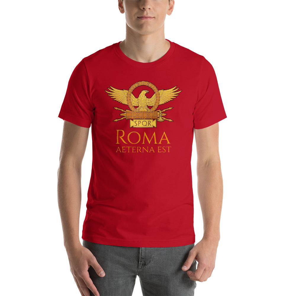 Roma Aeterna Est Short-Sleeve Unisex T-Shirt