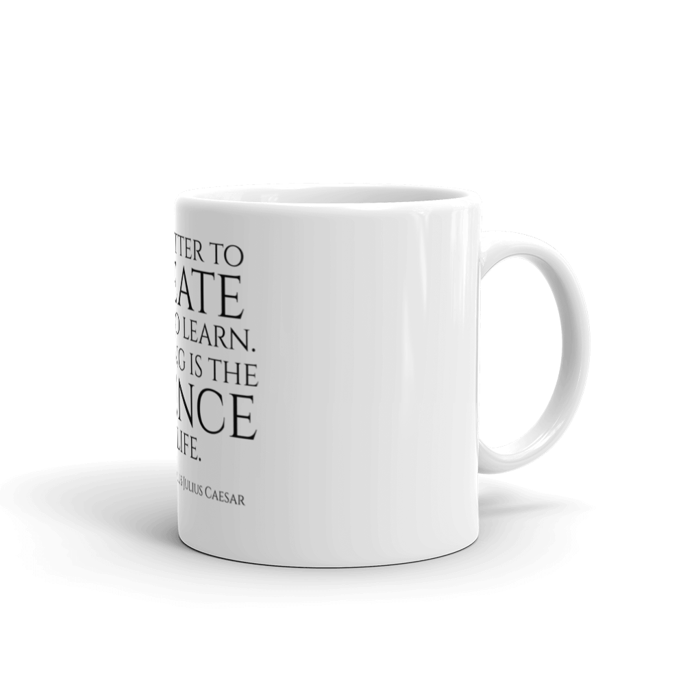 Inspirational Julius Caesar Quote Coffee Mug
