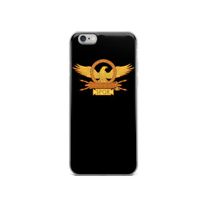 Roman Eagle Black iPhone Case