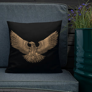 Steampunk Roman Eagle SPQR Premium Pillow