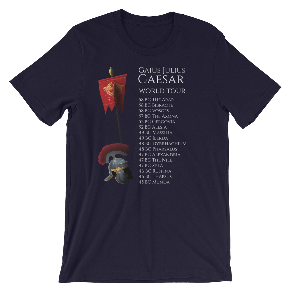 Gaius Julius Caesar World Tour - Ancient Rome Short-Sleeve Unisex T-Shirt