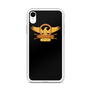 Roman Eagle Black iPhone Case