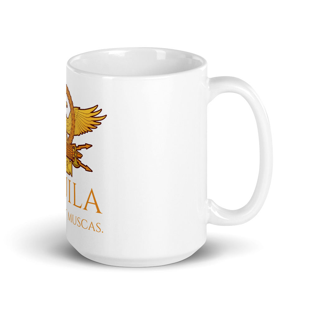Aquila Non Capit Muscas - The Eagle Does Not Catch Flies - Roman Eagle Coffee Mug