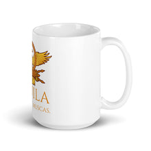 Load image into Gallery viewer, Aquila Non Capit Muscas - The Eagle Does Not Catch Flies - Roman Eagle Coffee Mug