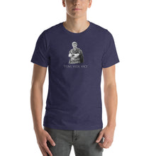 Load image into Gallery viewer, Veni Vidi Vici Julius Caesar Quote Short-Sleeve Unisex T-Shirt