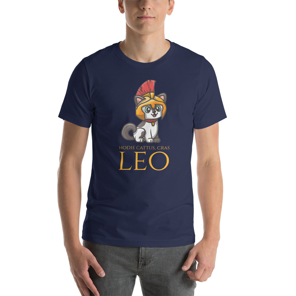 Hodie Cattus, Cras Leo - Today A Cat, Tomorrow A Lion - Latin - Ancient Rome Unisex T-Shirt