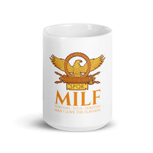 Load image into Gallery viewer, MILF - Man I Love the Flavians - Ancient Rome Coffee Mug